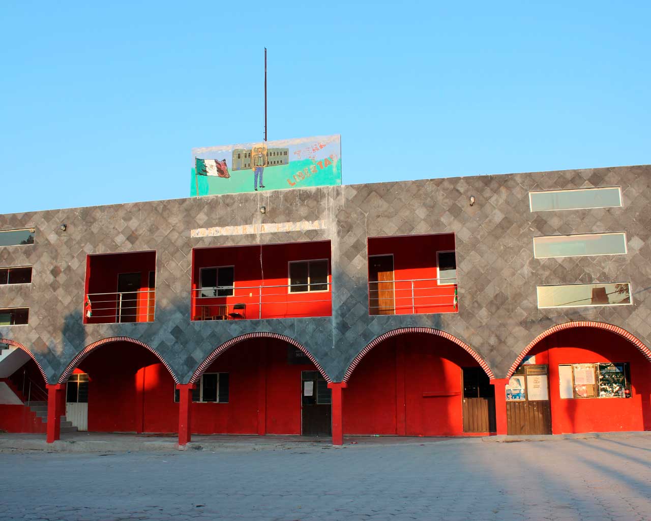 Casa Ejidal, Huehuetlán el Grande