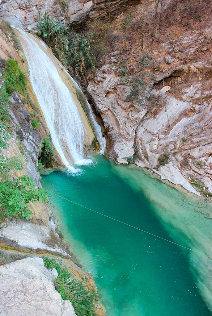 Cascadas de San Agustín Ahuehuetla , Huehuetlán el Grande
